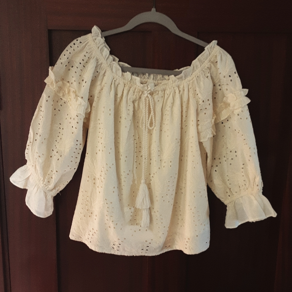 Anthropologie Off the Shoulder Top